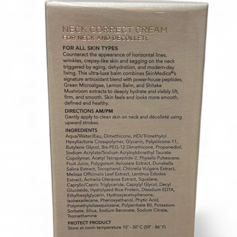 SkinMedica Neck Correct Cream New In Box Sealed Cellophane - Picture 4 of 7